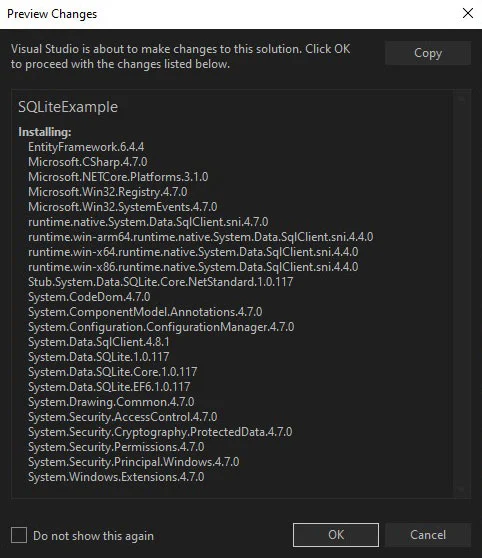 Preview Changes