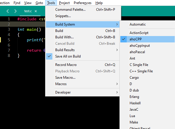Build System